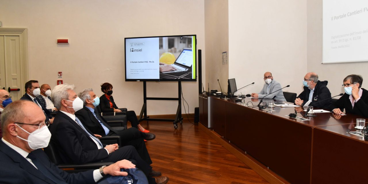 Regione FVG, nuovo portale per sicurezza e vigilanza cantieri<h2 class='anw-subtitle'>Presentato ieri un nuovo strumento online per la creazione di una banca dati</h2>