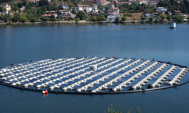 Olanda, parco solare galleggiante