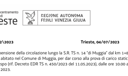 Ordinanza EDR: chiuso dalle 10 alle 13 il ponte su Rio Ospo il 19 luglio