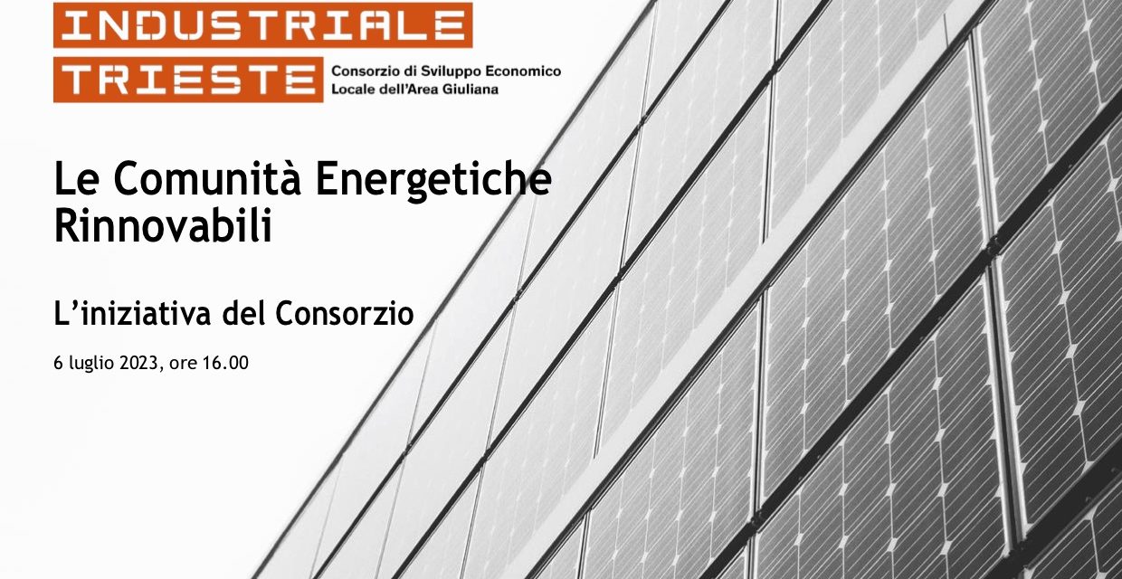 “Le Comunità Energetiche Rinnovabili – L’iniziativa del Consorzio”