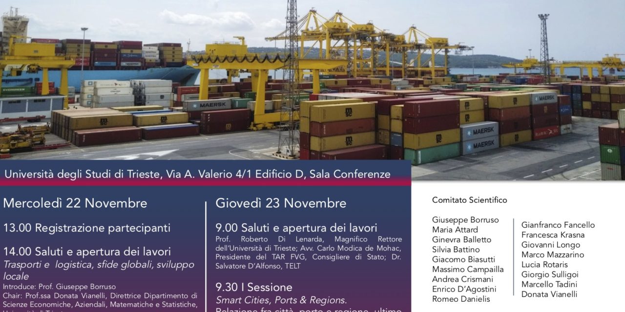 Convegno su trasporti e logistica, tra sfide globali e sviluppo locale