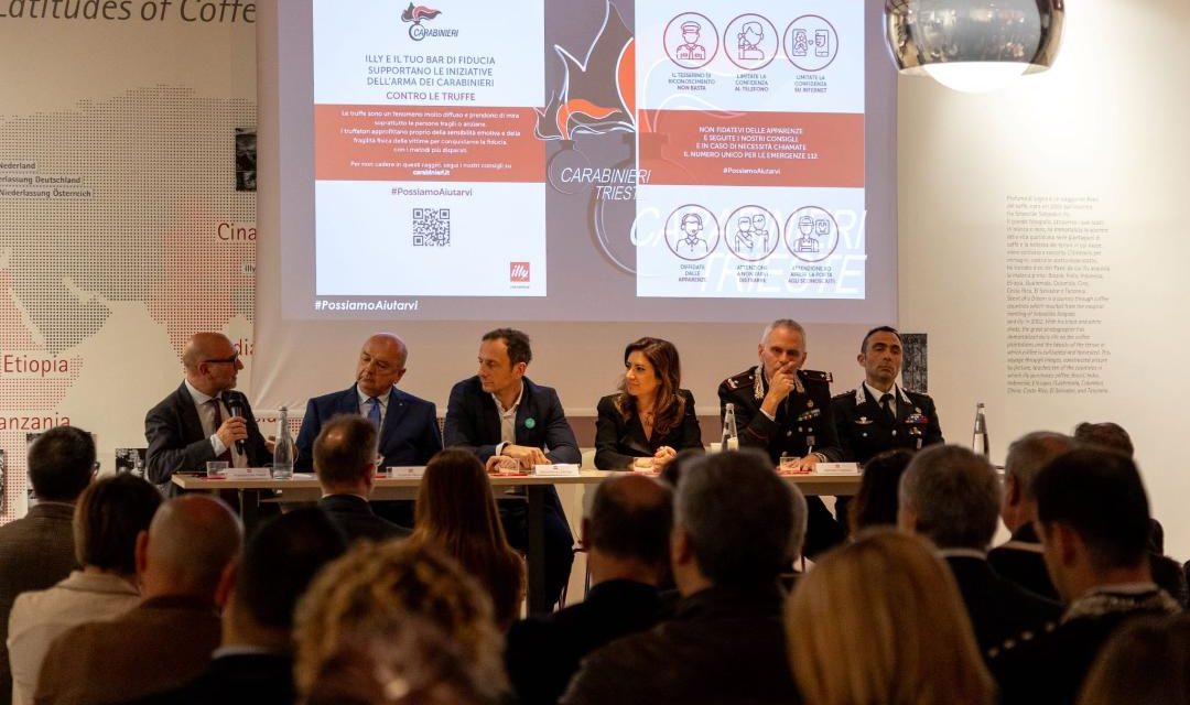 illycaffè e Carabinieri insieme per prevenire e combattere il fenomeno delle truffe a Trieste