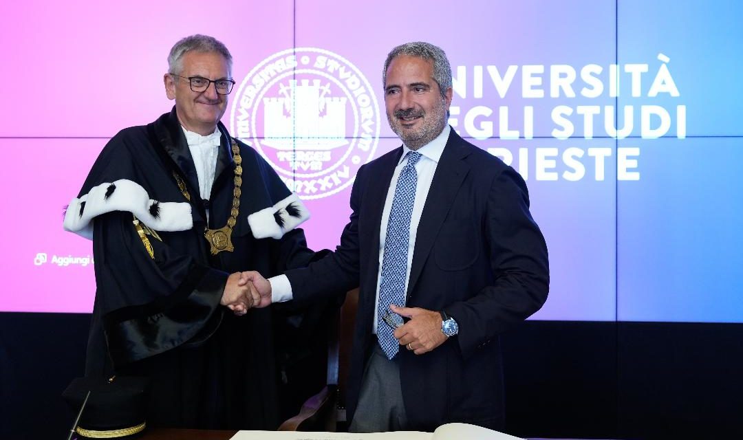 Pierroberto Folgiero riceve la Laurea ad honorem dall’Università di Trieste