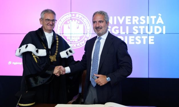 Pierroberto Folgiero riceve la Laurea ad honorem dall’Università di Trieste
