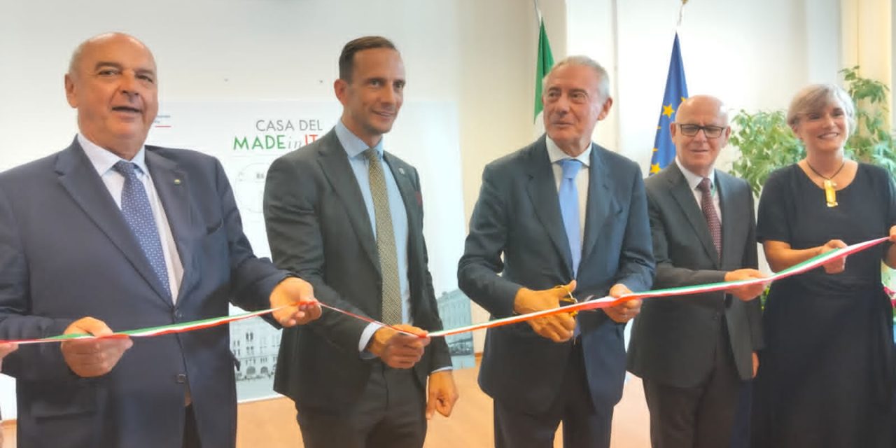 Inaugurata a Trieste la Casa del Made in Italy