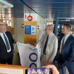 Il Ministro Valditara visita la Laura Bassi nel porto di Trieste