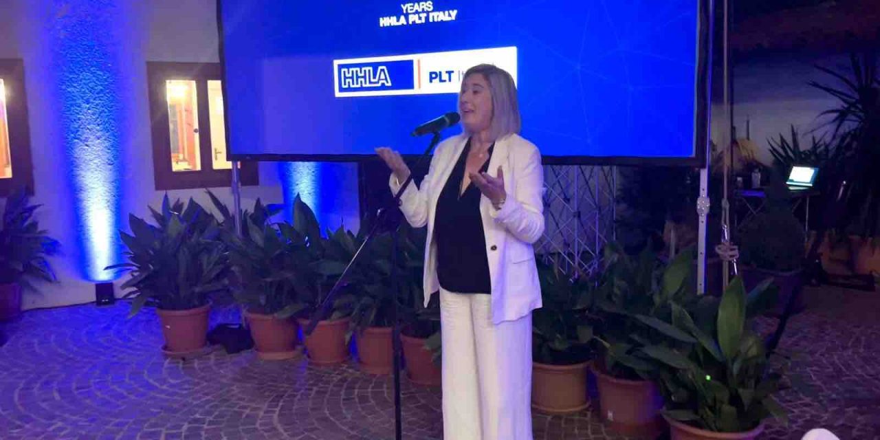 L’assessore Amirante alla cerimonia di Hhla Plt Italy
