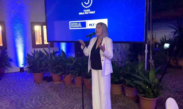 L’assessore Amirante alla cerimonia di Hhla Plt Italy