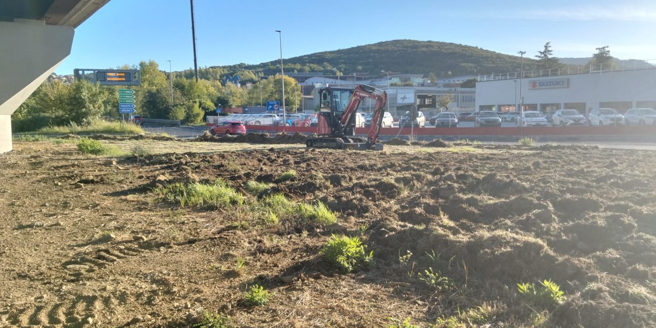 Al via i lavori sulla rotatoria di via delle Saline a Muggia